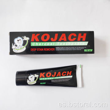 Kojach Natural Herbal Whitening Charcoal Pasta de dientes